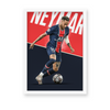 Neymar Jr PSG Wall Art - The Mortal Soul