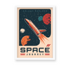 Space Journey - Galaxy Explore Wall Art - The Mortal Soul