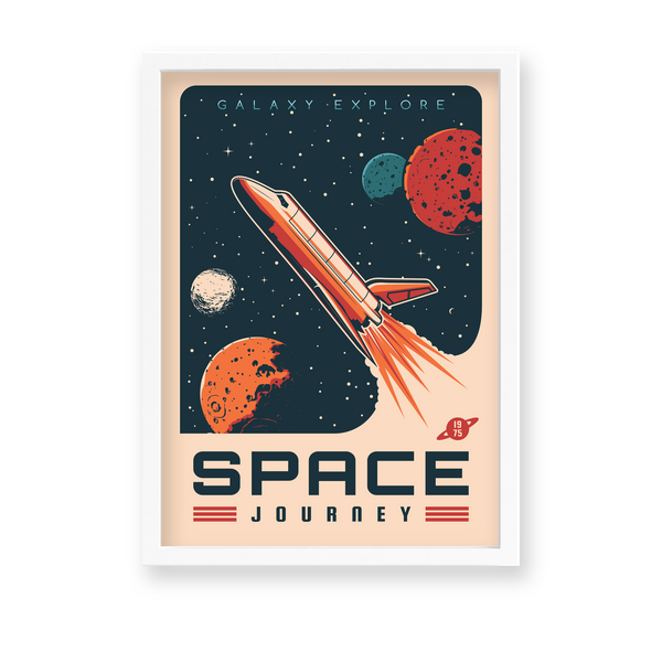 Space Journey - Galaxy Explore Wall Art - The Mortal Soul