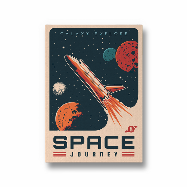 Space Journey - Galaxy Explore Wall Art - The Mortal Soul