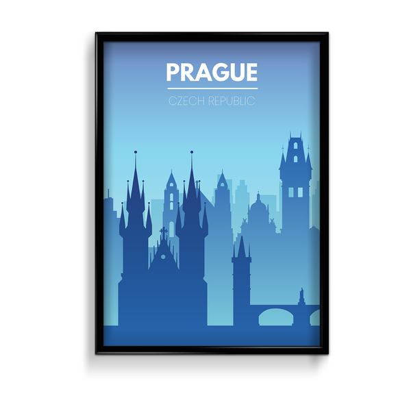 Prague Minimal Wall Art - The Mortal Soul