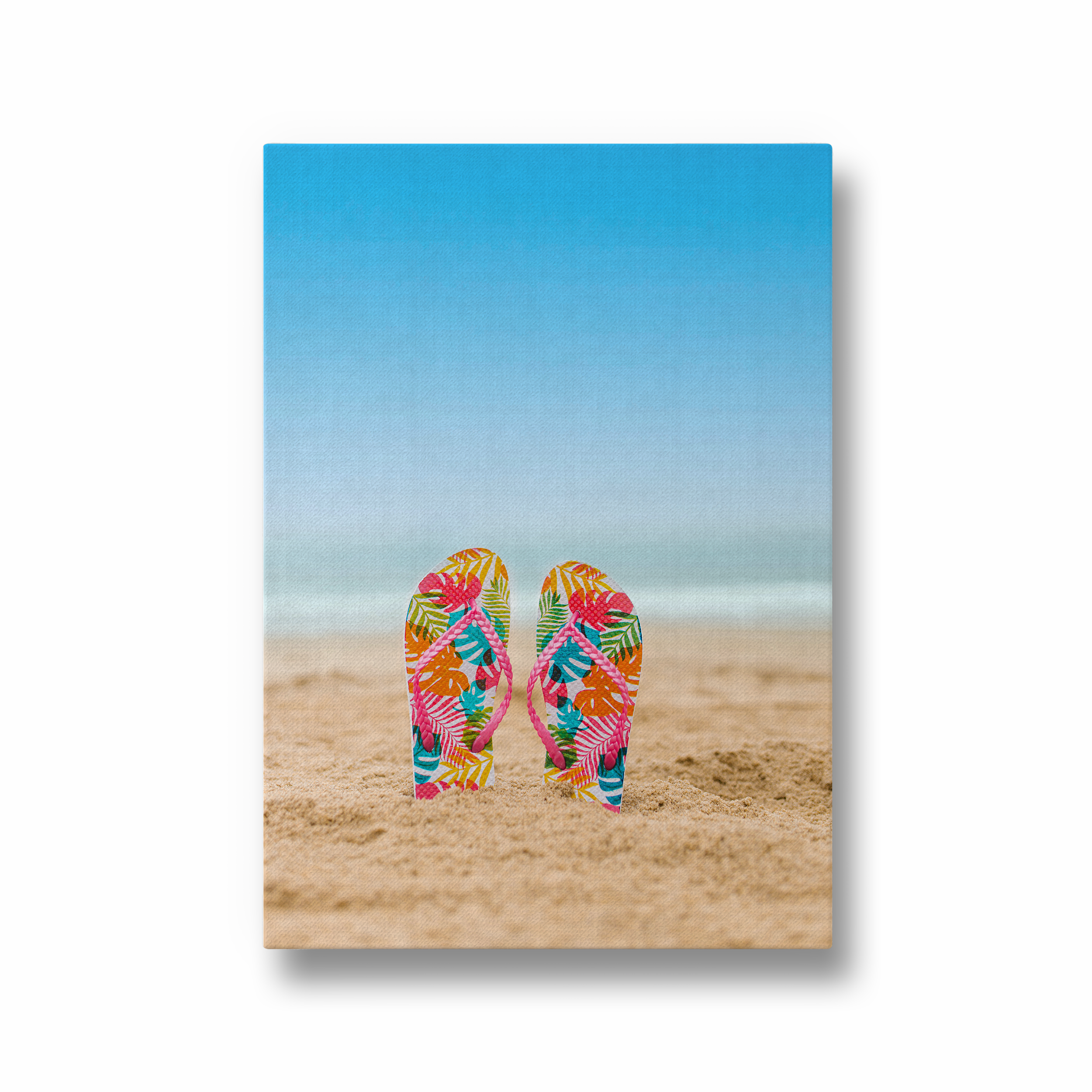 Beach Slippers Premium Wall Art - The Mortal Soul