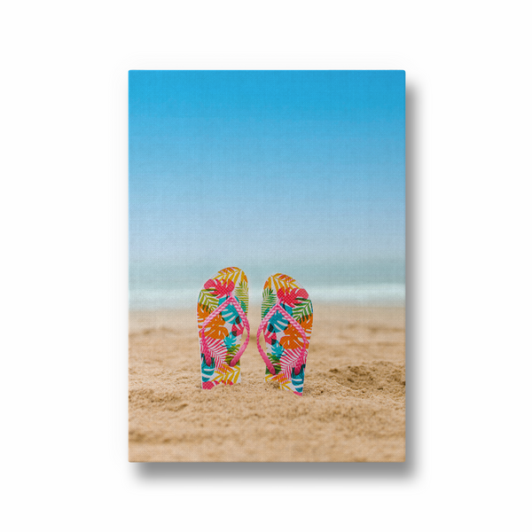 Beach Slippers Premium Wall Art - The Mortal Soul
