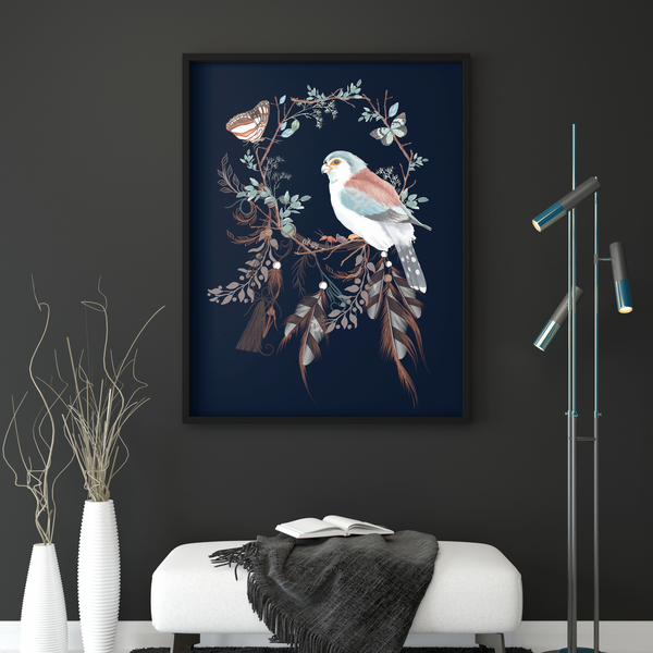 Mystic Bird Wall Art - The Mortal Soul