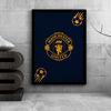 Manchester United Golden Wall Art - The Mortal Soul
