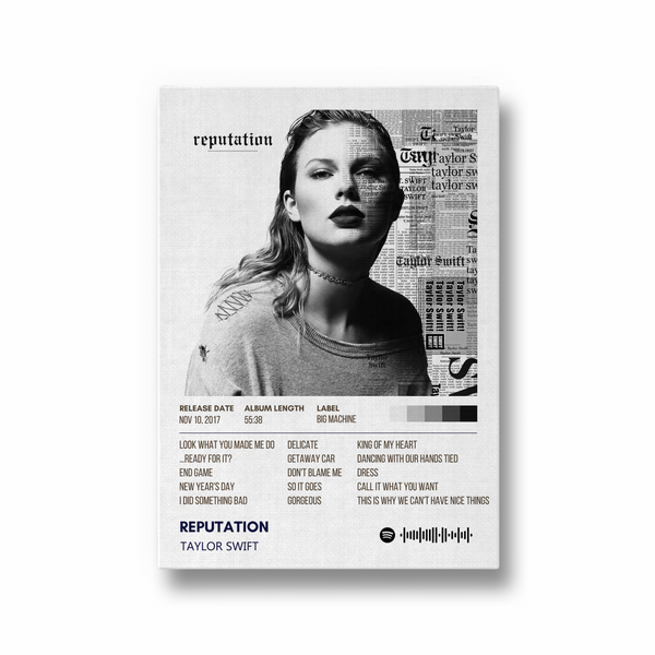Reputation Taylor Swift Album Poster