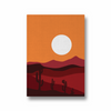 Red Desert Landscape Modern Wall Art - The Mortal Soul