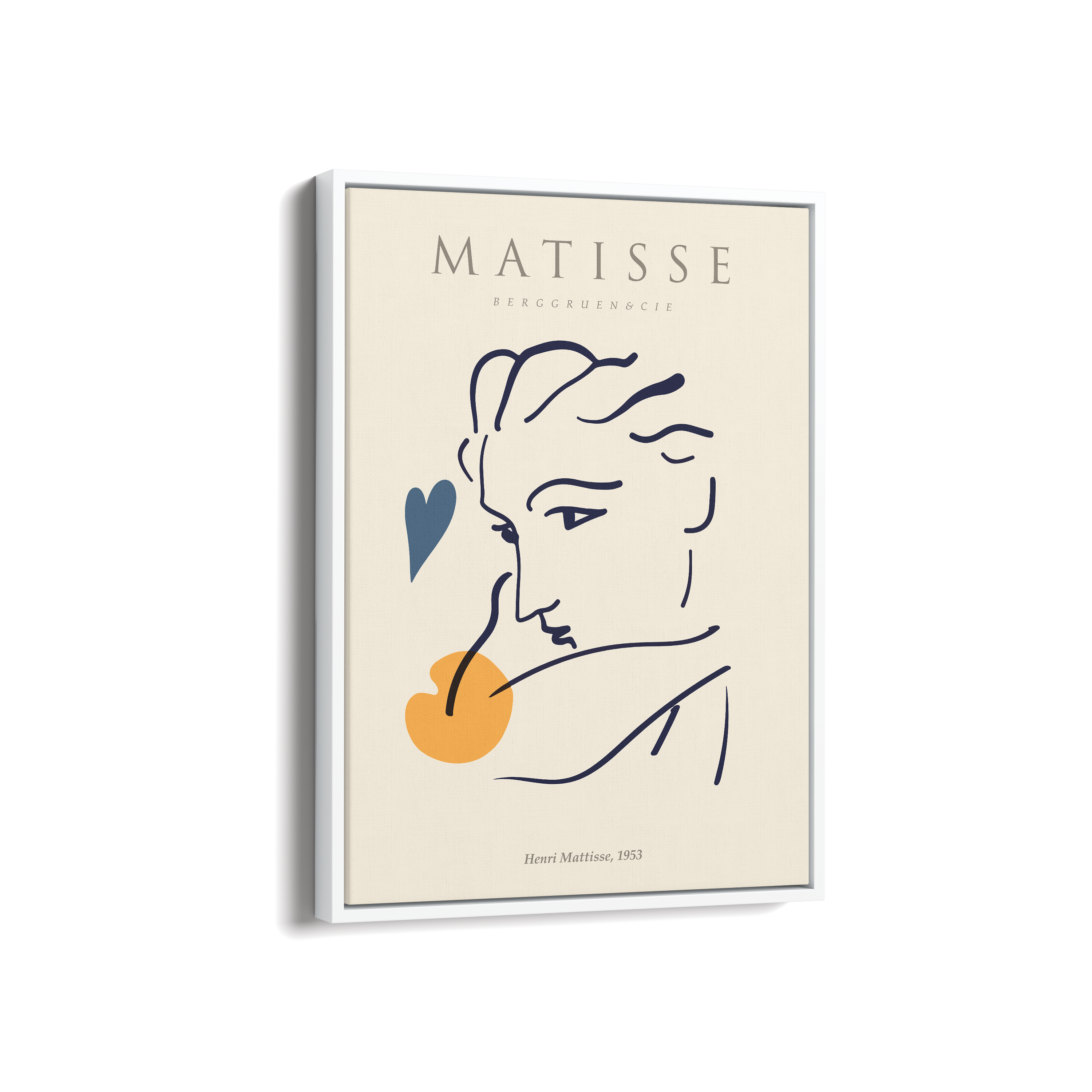 Matisse Inspired Exhibition 1953 Modern Wall Art - The Mortal Soul