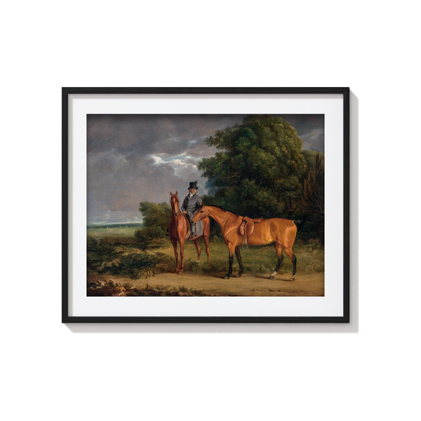Groom Mounted on a Chestnut Hunter Wall Art