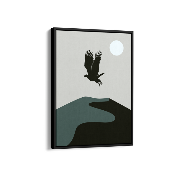 The Dark Night Landscape Modern Wall Art - The Mortal Soul