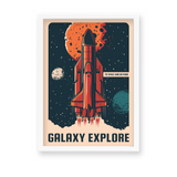 Galaxy Explore - To Space and beyond Wall Art - The Mortal Soul