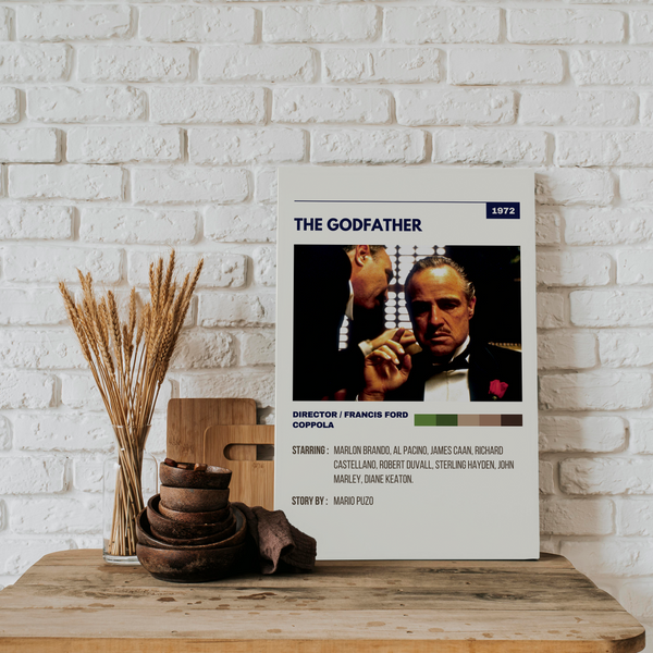 The Godfather Retro Wall Art - The Mortal Soul