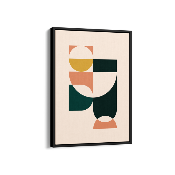 Chains of Childhood Abstract Geometric Modern Wall Art - The Mortal Soul