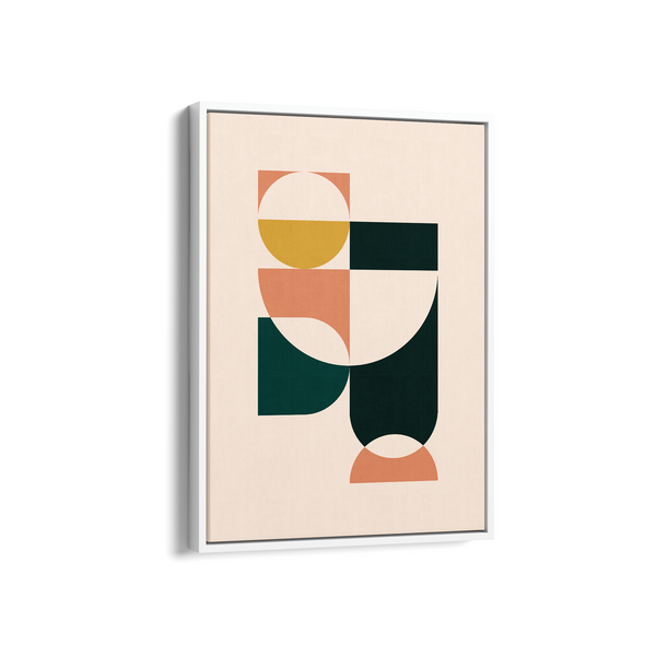 Chains of Childhood Abstract Geometric Modern Wall Art - The Mortal Soul