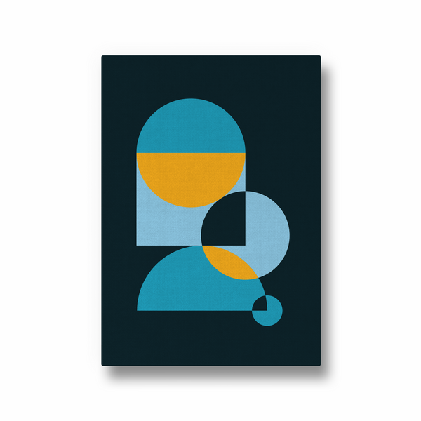 Eminent Compassion Abstract Geometric Modern Wall Art - The Mortal Soul