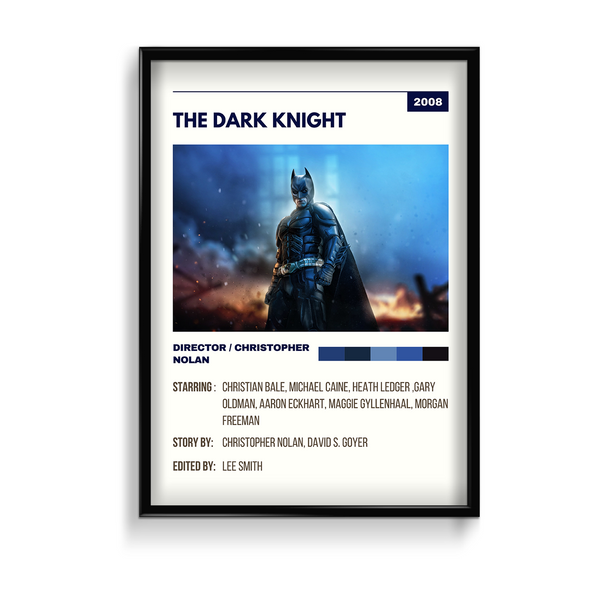 The Dark Knight Retro Wall Art - The Mortal Soul