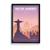 Rio De Janeiro Minimal Wall Art - The Mortal Soul