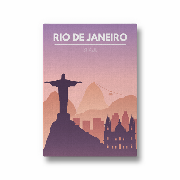 Rio De Janeiro Minimal Wall Art - The Mortal Soul