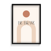 Be brave Quote Wall Art - The Mortal Soul