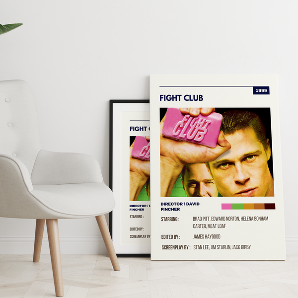 Fight Club Retro Wall Art - The Mortal Soul