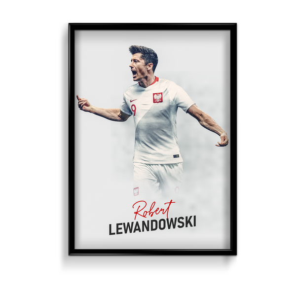 Robert Lewandowski White Wall Art - The Mortal Soul