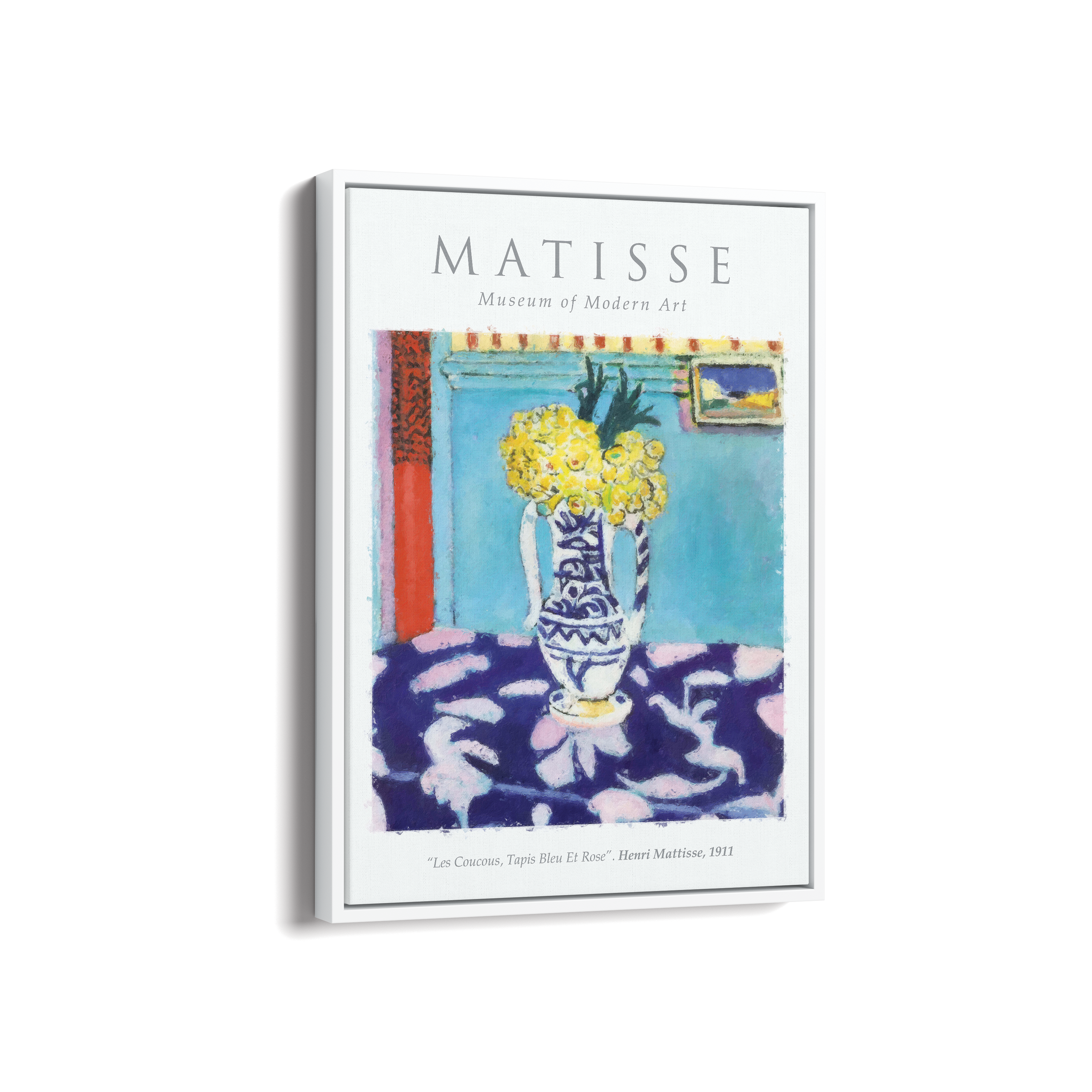 Les Coucous, Tapis Bleu Et Rose Modern Wall Art - The Mortal Soul