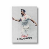 Robert Lewandowski White Wall Art - The Mortal Soul