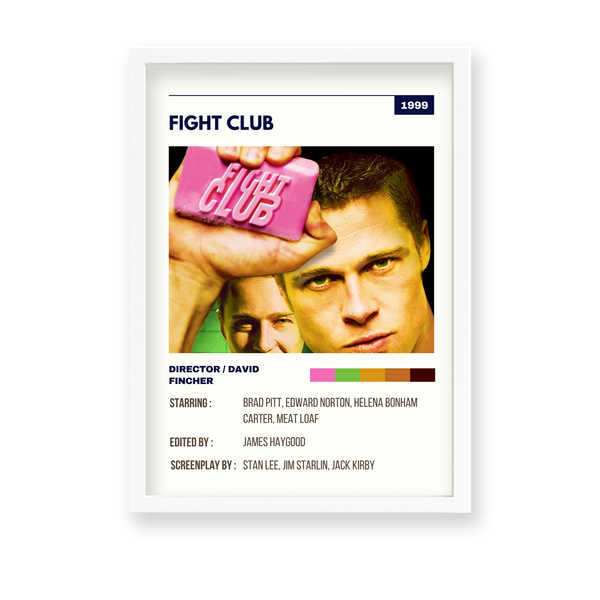 Fight Club Retro Wall Art - The Mortal Soul