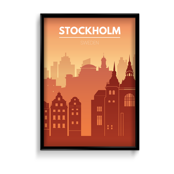 Stockholm Minimal Wall Art - The Mortal Soul
