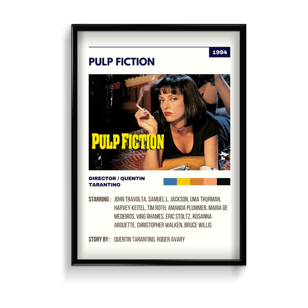 Pulp Fiction Retro Wall Art - The Mortal Soul