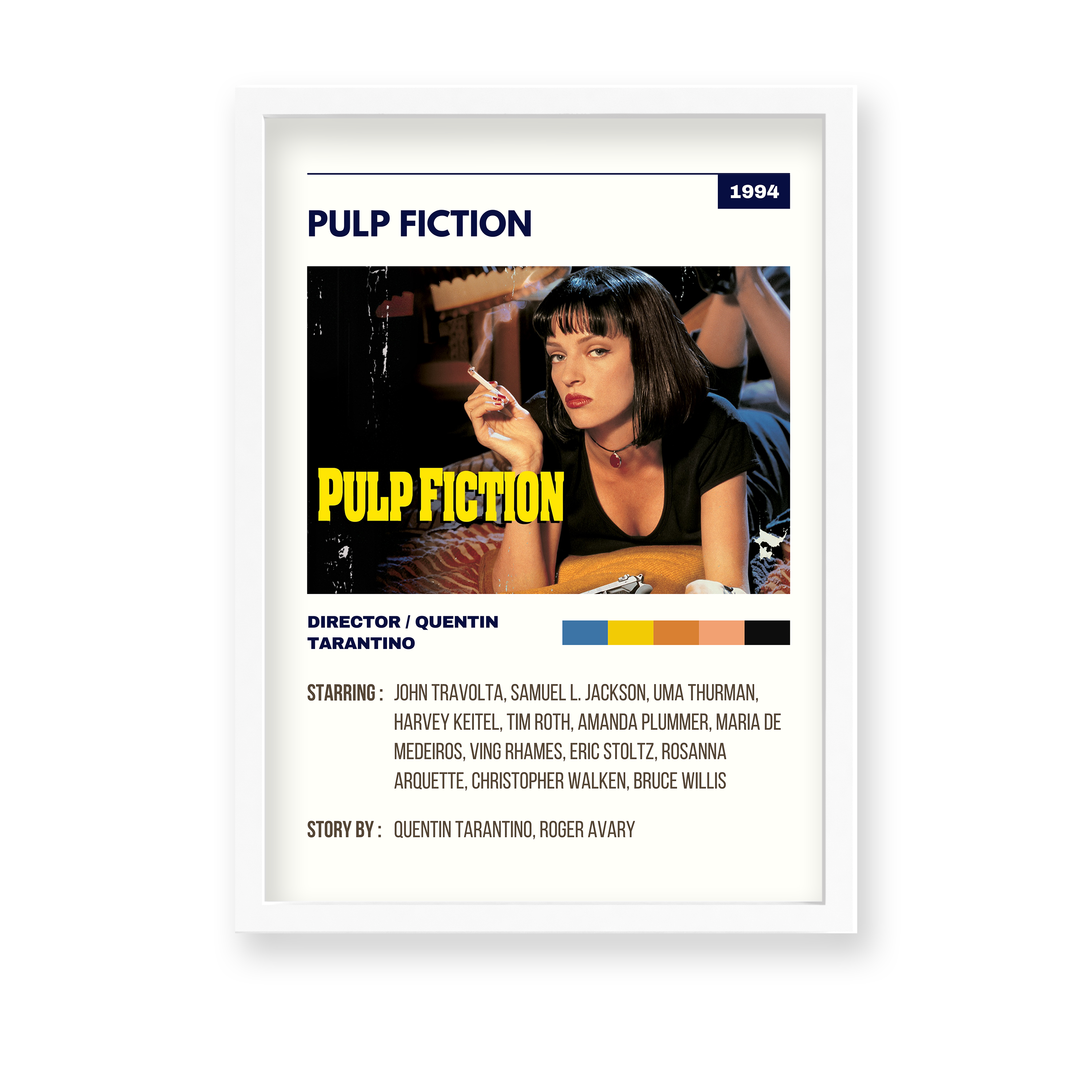 Pulp Fiction Retro Wall Art - The Mortal Soul