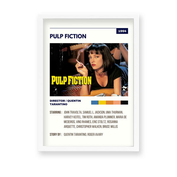 Pulp Fiction Retro Wall Art - The Mortal Soul