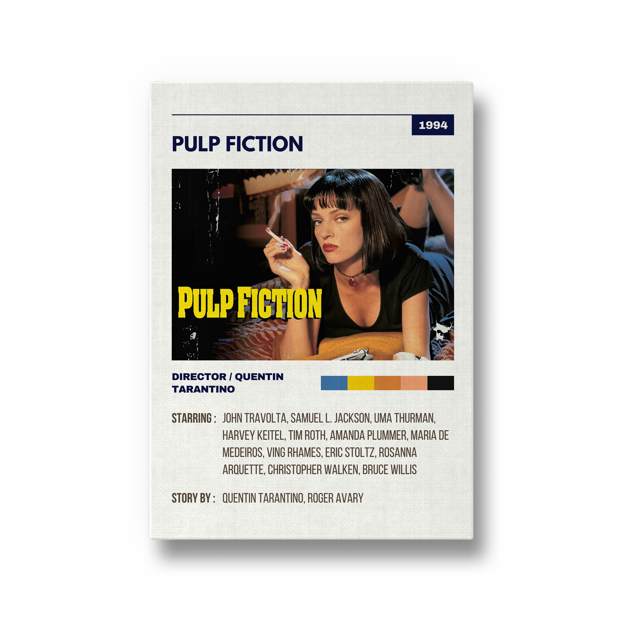 Pulp Fiction Retro Wall Art - The Mortal Soul