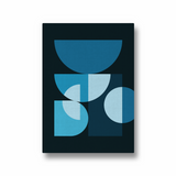 Dynamic Fall Abstract Geometric Modern Wall Art - The Mortal Soul