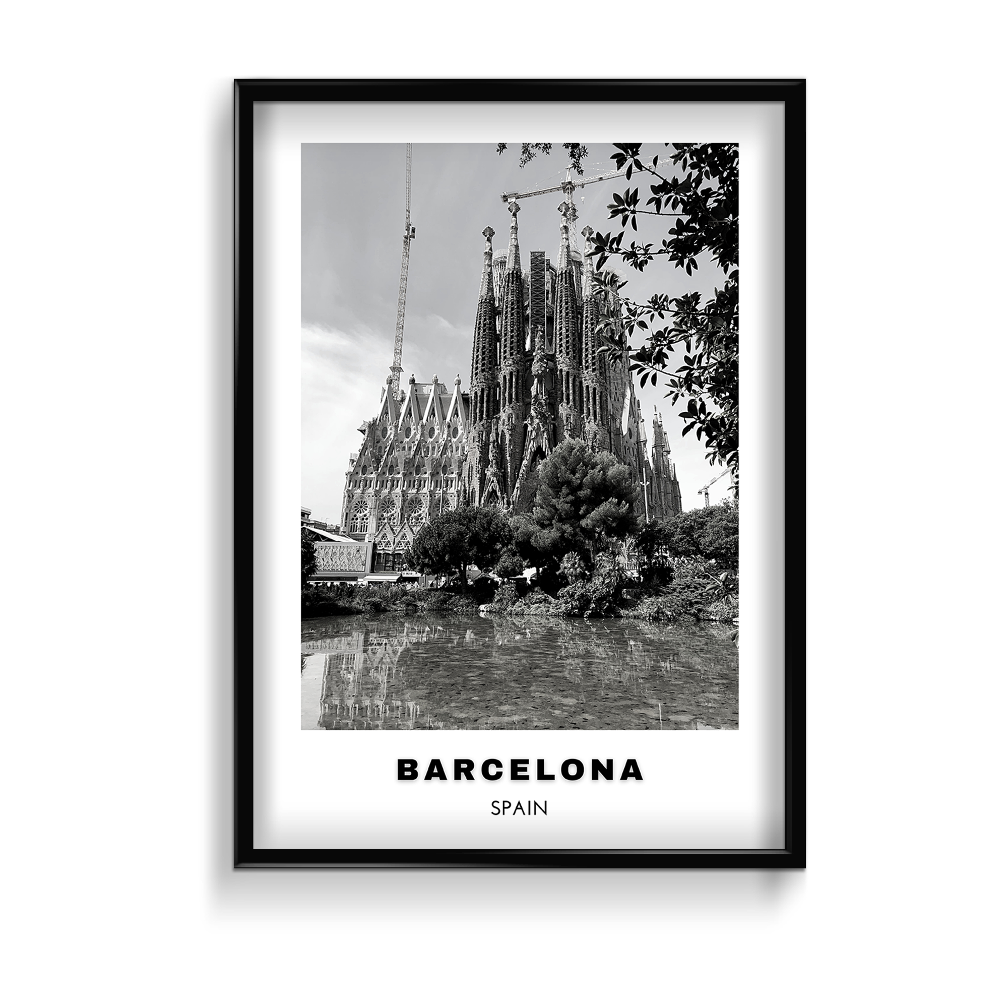 Barcelona City Art (B&W) - The Mortal Soul