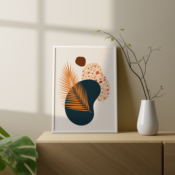 Flowers of Surprise Abstract Modern Wall Art - The Mortal Soul