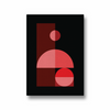 Defiant Girlfriend Abstract Geometric Modern Wall Art - The Mortal Soul