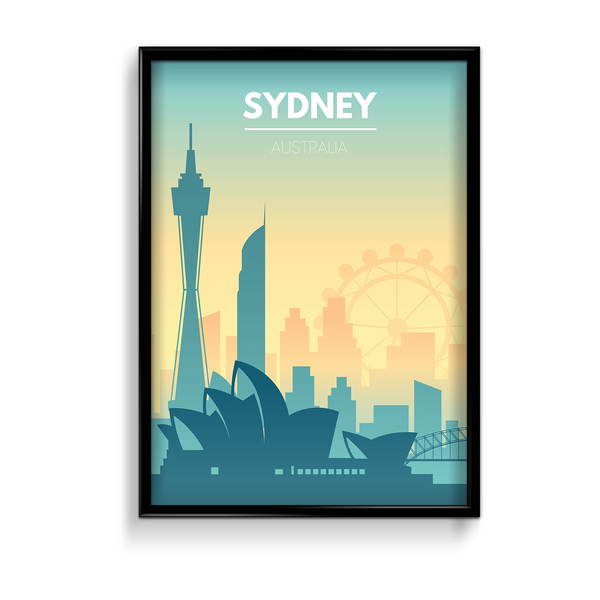 Sydney Minimal Wall Art - The Mortal Soul