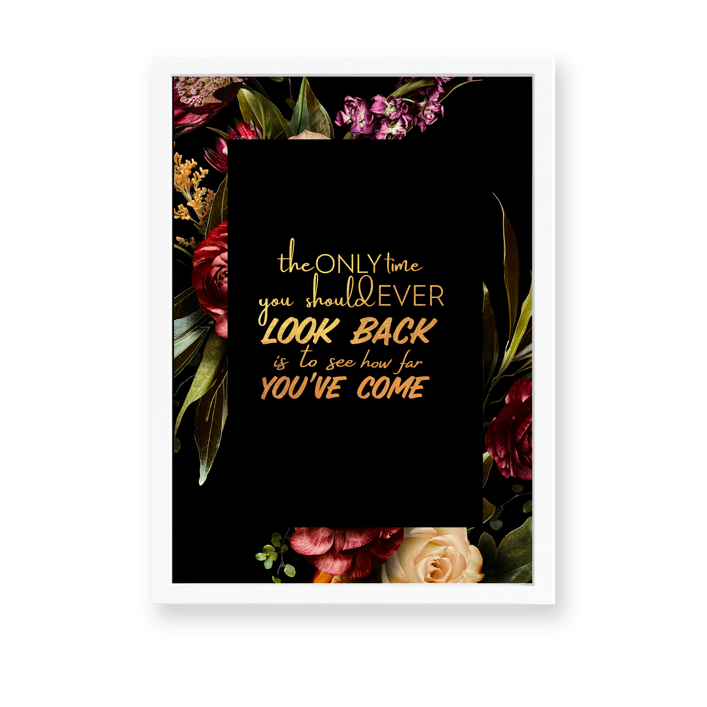 The only time you should ever look back Wall Art - The Mortal Soul
