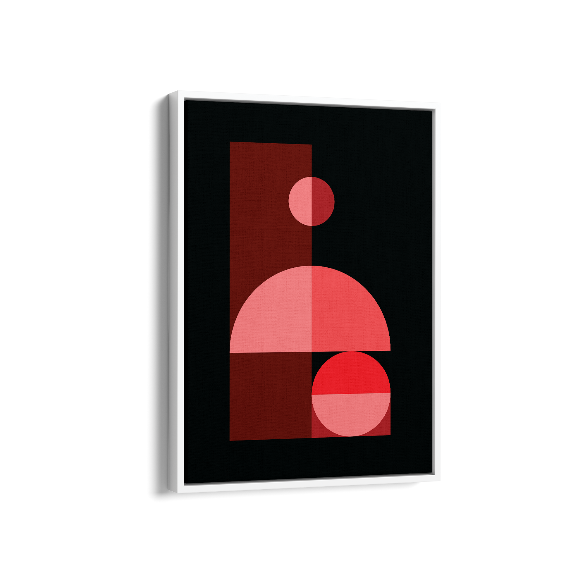 Defiant Girlfriend Abstract Geometric Modern Wall Art - The Mortal Soul