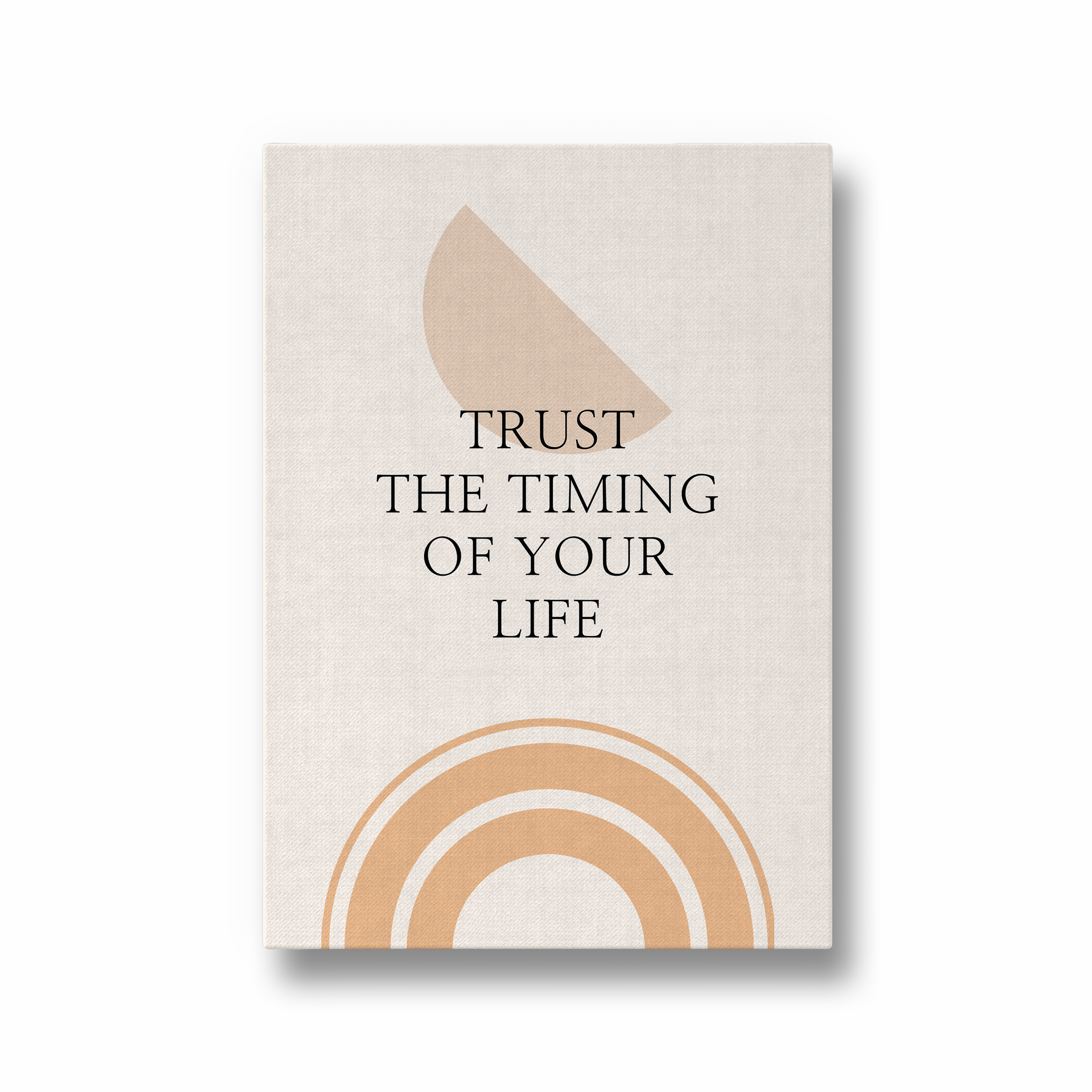 Trust the timing of your life Quote Wall Art - The Mortal Soul