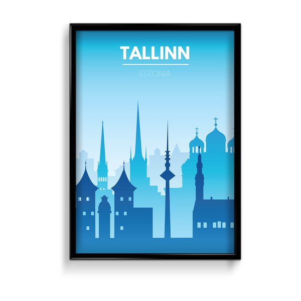 Tallinn Minimal Wall Art - The Mortal Soul