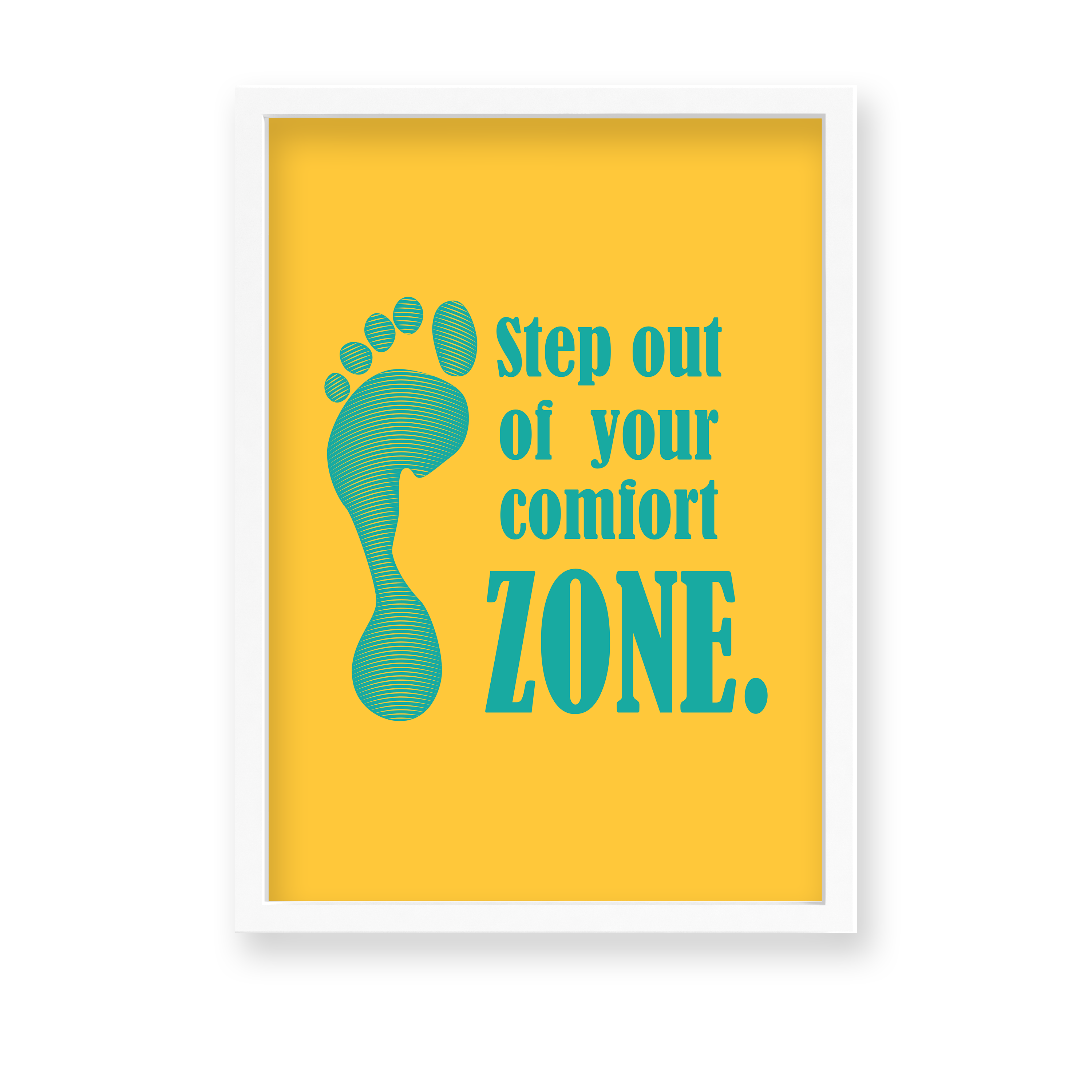 Step out of your comfort zone Poster - The Mortal Soul