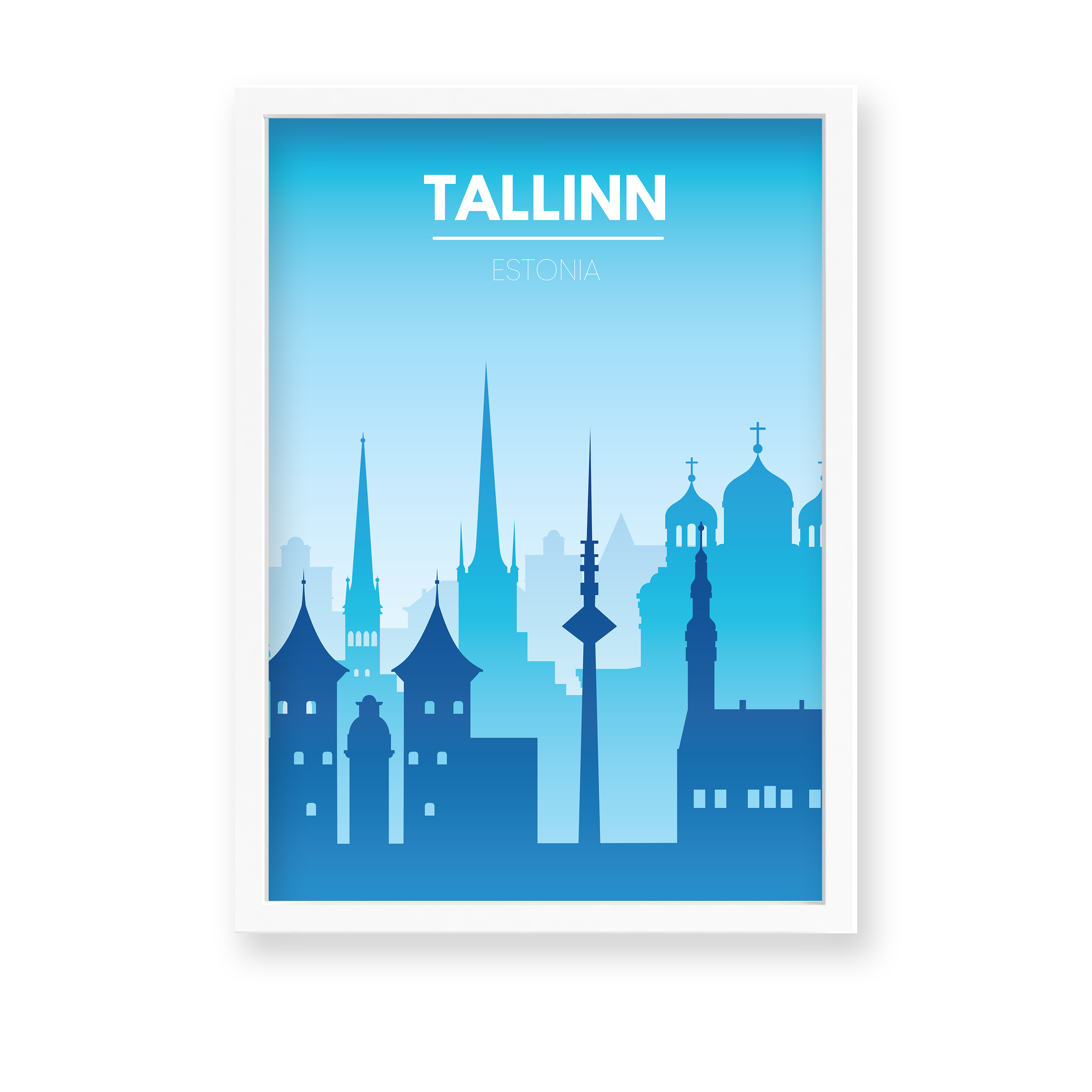 Tallinn Minimal Wall Art - The Mortal Soul