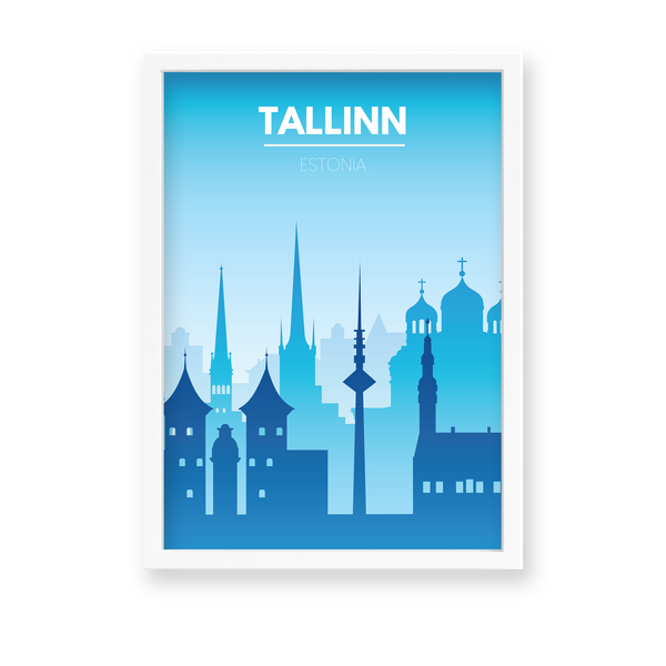 Tallinn Minimal Wall Art - The Mortal Soul