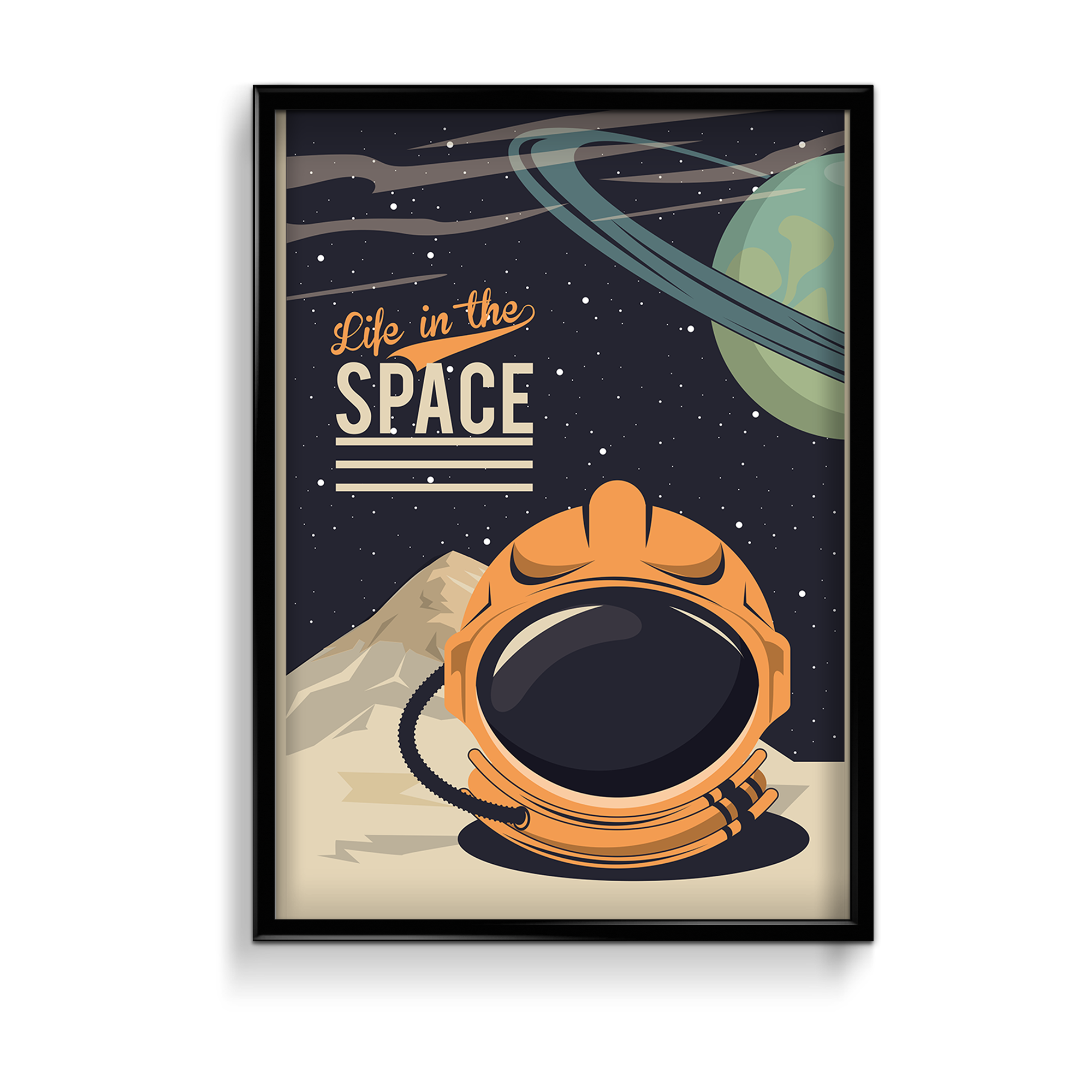 Life in the space Wall Art - The Mortal Soul