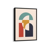 Silent Friends Abstract Geometric Modern Wall Art - The Mortal Soul