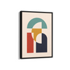Silent Friends Abstract Geometric Modern Wall Art - The Mortal Soul