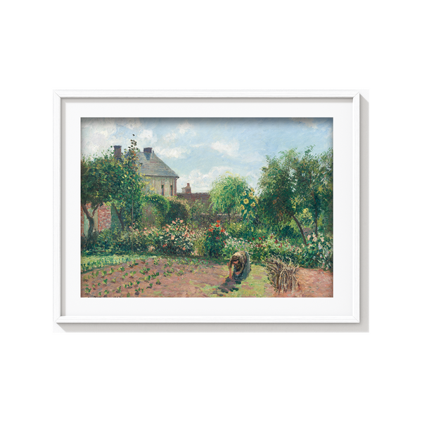 The Artist's Garden at Eragny (1898) by Camille Pissarro