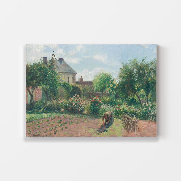 The Artist's Garden at Eragny (1898) by Camille Pissarro